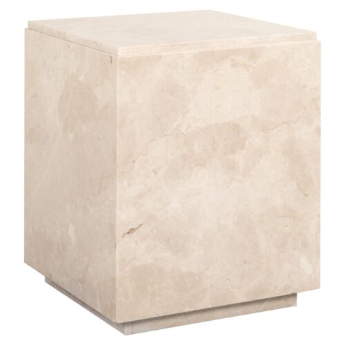 Bijzettafel Stanford Marmer 45 x 45 cm - Beige