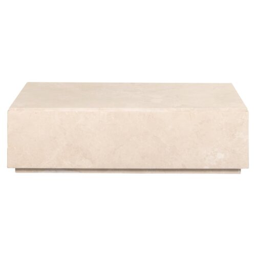 Salontafel Stanford Marmer 125 x 70cm - Beige - Afbeelding 3