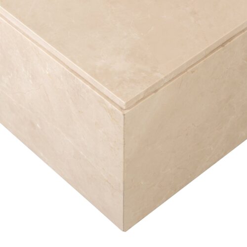 Salontafel Stanford Marmer 125 x 70cm - Beige - Afbeelding 5