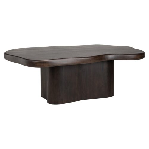 Organische Eettafel Sherman 230 x 139 cm - Bruin