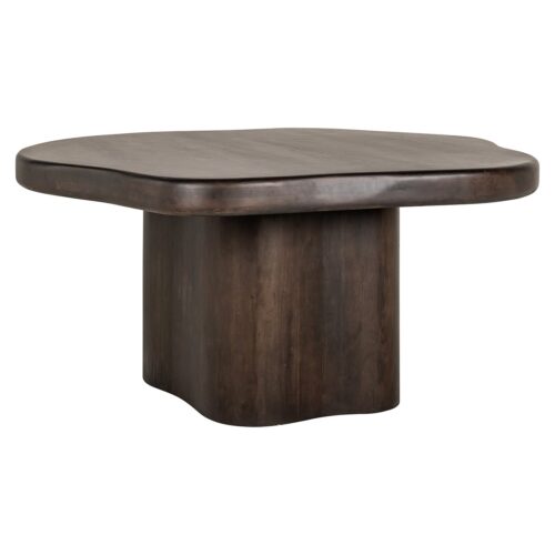 Organische Eettafel Sherman 152 x 152 cm - Bruin