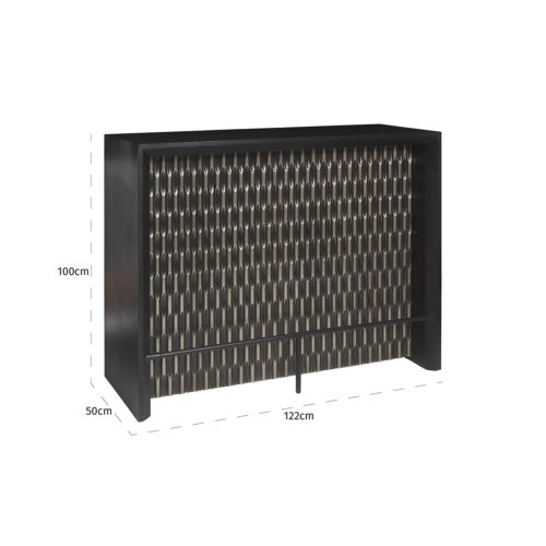 Bartafel Walker Eiken - 122 x 50 cm - Afbeelding 4