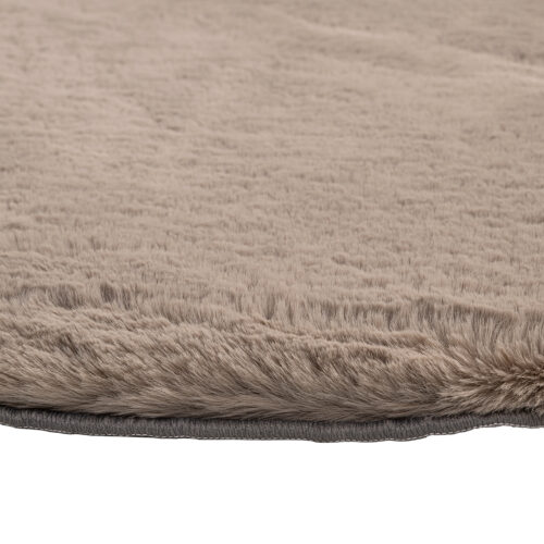 Vloerkleed Saifo furry 160cm (Zand) - Afbeelding 5