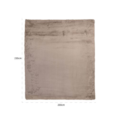 Vloerkleed Saifo furry 200x230 (Zand) - Afbeelding 2