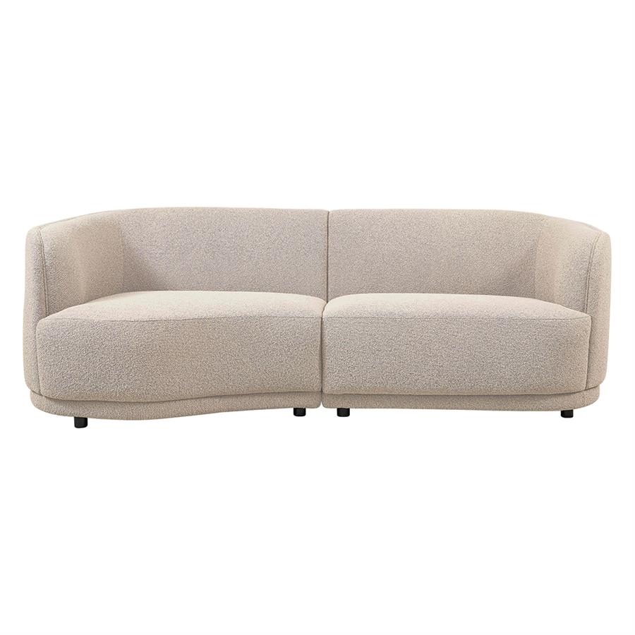 Rechte bank Leicester Bouclé - Ivory (Links)