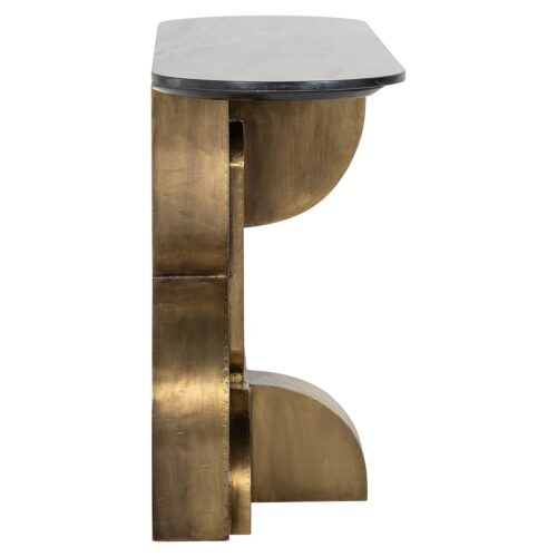 Ovale Sidetable Maddox Marmer - 130 cm - Afbeelding 2