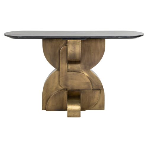 Ovale Sidetable Maddox Marmer - 130 cm - Afbeelding 3