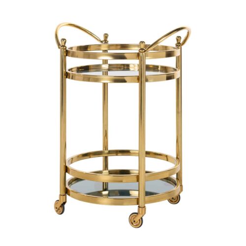 Trolley Hendricks RVS kleur Goud