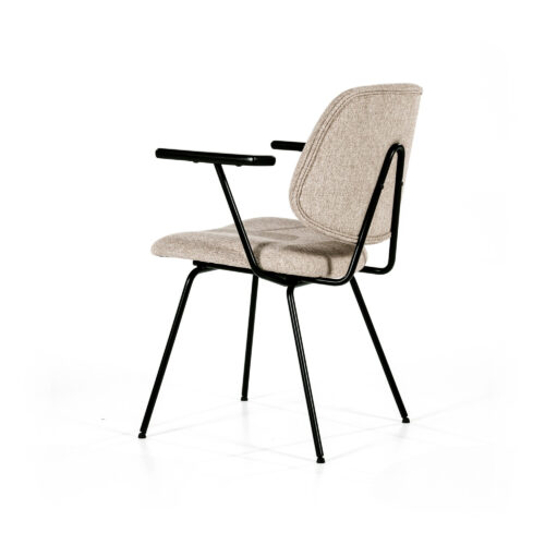 Stoel Lynn met armleuning - Beige - Afbeelding 13
