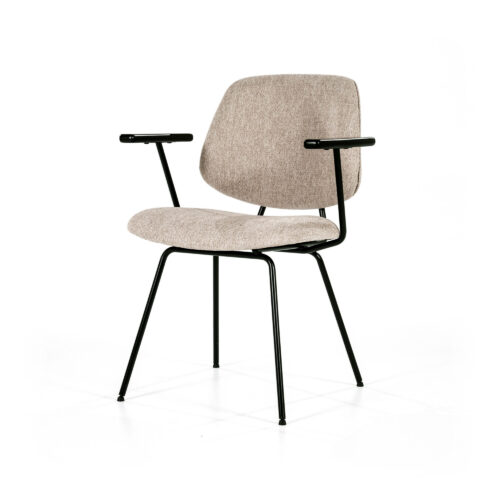 Stoel Lynn met armleuning - Beige - Afbeelding 27
