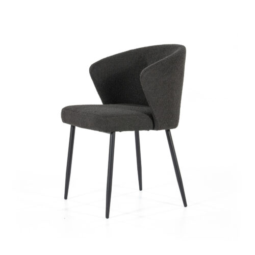 Stoel Santos Bouclé - Zwart (showroom model) - Afbeelding 23