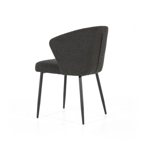 Stoel Santos Bouclé - Zwart (showroom model) - Afbeelding 25