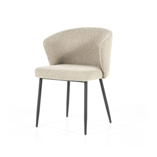 Stoel Santos Bouclé - Zwart (showroom model) - Afbeelding 29