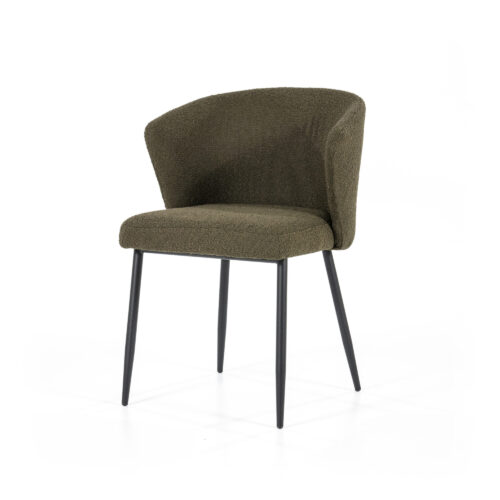 Stoel Santos Bouclé - Zwart (showroom model) - Afbeelding 30