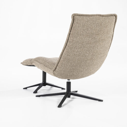 Fauteuil Marcus met voetenbank Beige - Afbeelding 19