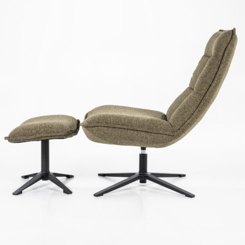 Fauteuil Marcus met voetenbank - Groen - Afbeelding 21