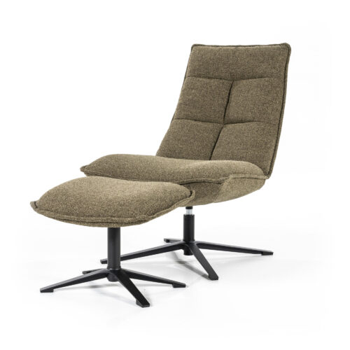 Fauteuil Marcus met voetenbank - Groen - Afbeelding 19