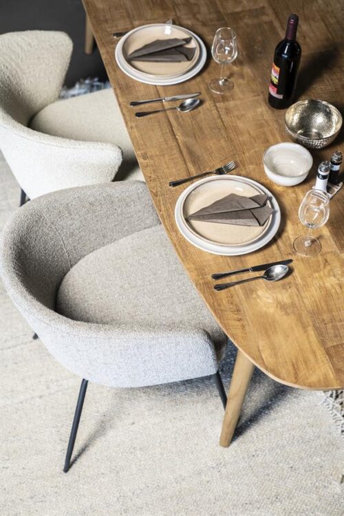Eettafel Tabassum Teakhout - 260cm - Afbeelding 12