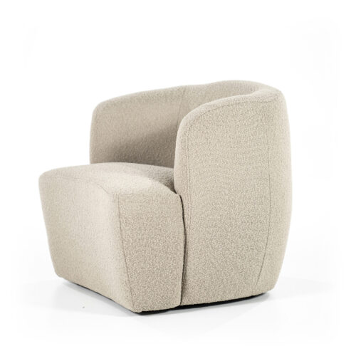 Fauteuil Charlotte Bouclé Taupe - Afbeelding 23