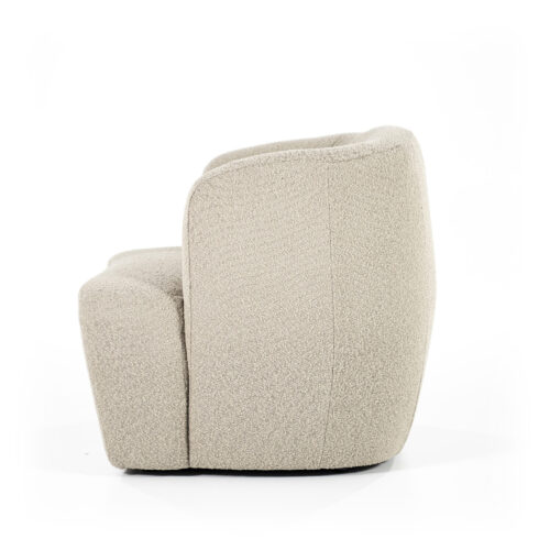 Fauteuil Charlotte Bouclé Taupe - Afbeelding 14