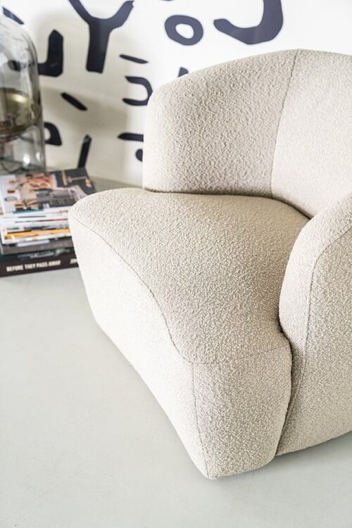 Fauteuil Charlotte Bouclé Beige - Afbeelding 37