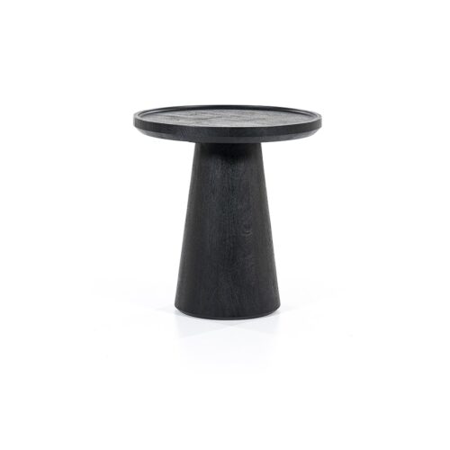 Ronde Bijzettafel Ron Mangohout - Zwart - Afbeelding 8