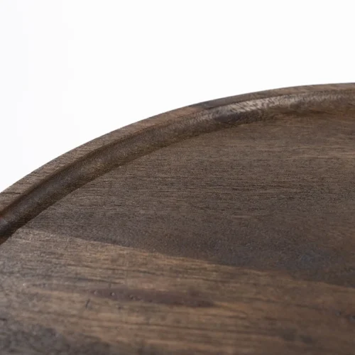 Ronde Bijzettafel Ron Mangohout - Bruin - Afbeelding 11