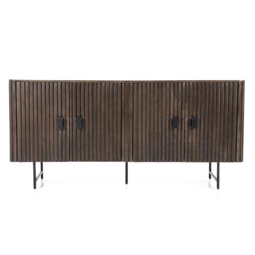 Dressoir Remi Mangohout en Metaal 170cm - Bruin - Afbeelding 21