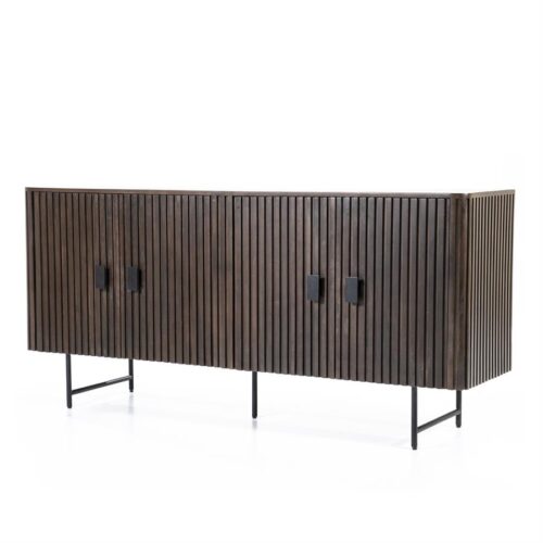 Dressoir Remi Mangohout en Metaal 170cm - Bruin - Afbeelding 23