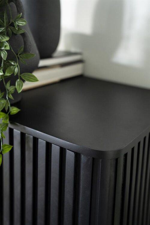 Dressoir Remi Mangohout en Metaal 170cm - Zwart - Afbeelding 20