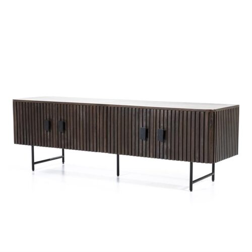 TV-meubel Remi Mangohout en Metaal 170cm - Bruin - Afbeelding 31