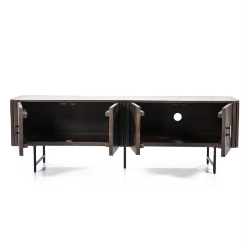 TV-meubel Remi Mangohout en Metaal 170cm - Bruin - Afbeelding 36