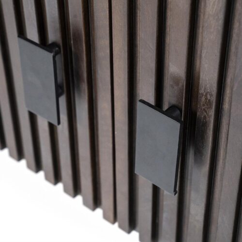 TV-meubel Remi Mangohout en Metaal 250cm - Bruin - Afbeelding 7
