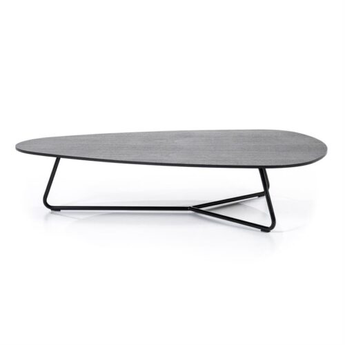 Organische Salontafel Moos Eikenhout 125 x 95 cm - Zwart - Afbeelding 13