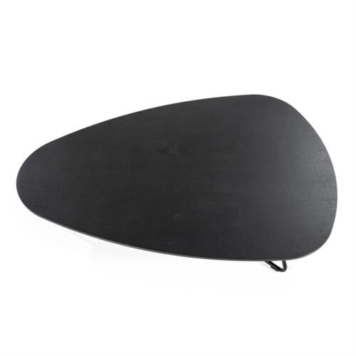 Organische Salontafel Moos Eikenhout 85 x 95 cm - Zwart - Afbeelding 16