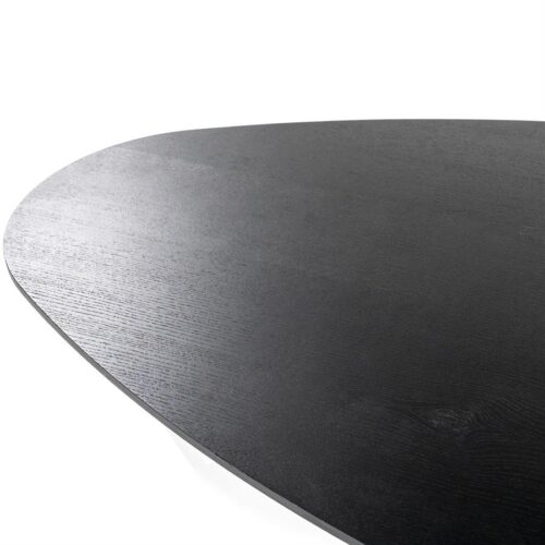 Organische Salontafel Moos Eikenhout 85 x 95 cm - Zwart - Afbeelding 17