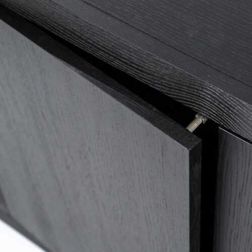 TV-meubel Helsinki Eikenhout 200 cm - Zwart - Afbeelding 19