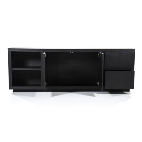 Dressoir Helsinki Eikenhout 200 cm - Zwart - Afbeelding 14