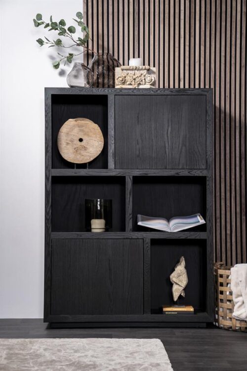 Opbergkast Helsinki Eikenhout 120 x 170 cm - Zwart - Afbeelding 27