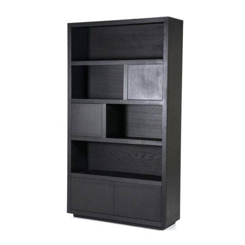 Opbergkast Helsinki Eikenhout 120 x 220 cm - Zwart - Afbeelding 19