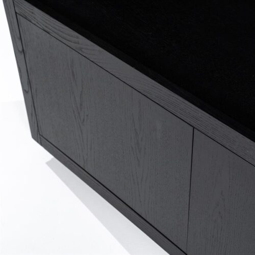 Opbergkast Helsinki Eikenhout 120 x 220 cm - Zwart - Afbeelding 18