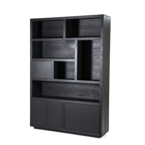 Opbergkast Helsinki Eikenhout 150 x 220 cm - Zwart - Afbeelding 15