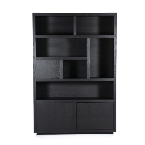 Opbergkast Helsinki Eikenhout 150 x 220 cm - Zwart - Afbeelding 17