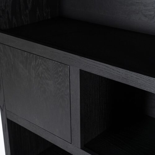 Opbergkast Helsinki Eikenhout 150 x 220 cm - Zwart - Afbeelding 19