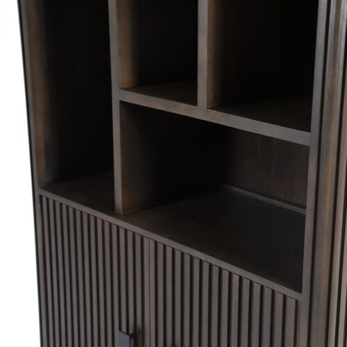Boekenkast Remi Mangohout en Metaal 200 x 96 cm - Bruin - Afbeelding 31