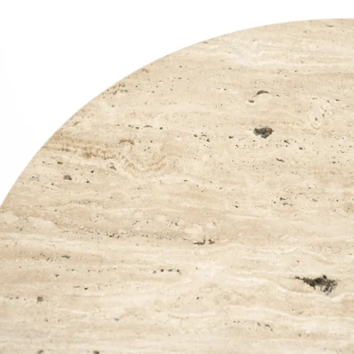 Ronde Bijzettafel Aime Travertin 45 x 45 cm - Afbeelding 15