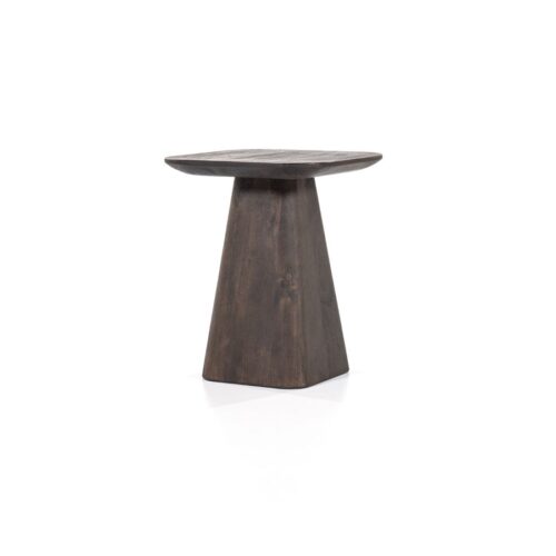 Vierkante Bijzettafel Aron Mangohout - Bruin 40 cm - Afbeelding 8