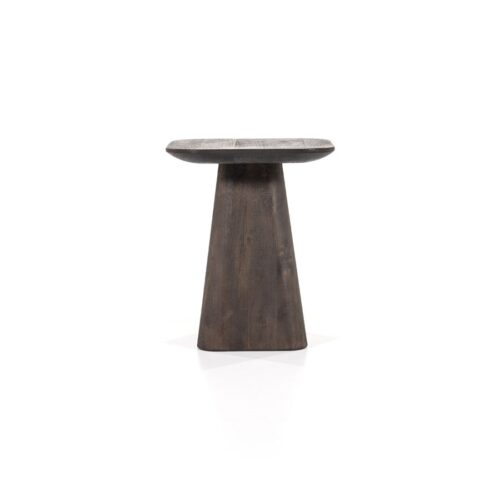 Vierkante Bijzettafel Aron Mangohout - Bruin 40 cm - Afbeelding 10