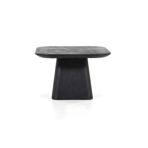 Vierkante Bijzettafel Aron Mangohout - Zwart 60 cm - Afbeelding 6