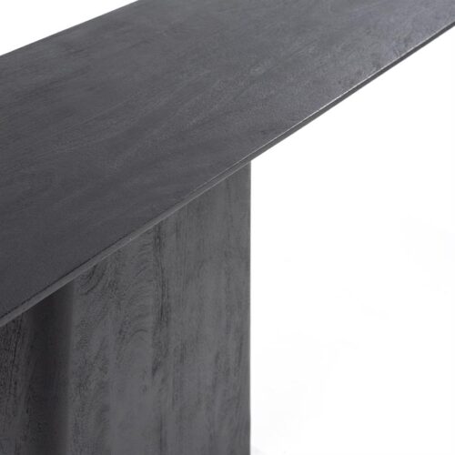 Sidetable Aron Mangohout - Zwart 180 cm - Afbeelding 13